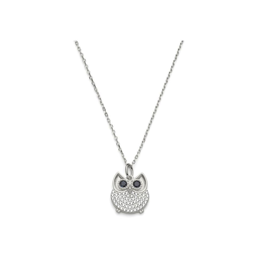 Collier Eule – Silber