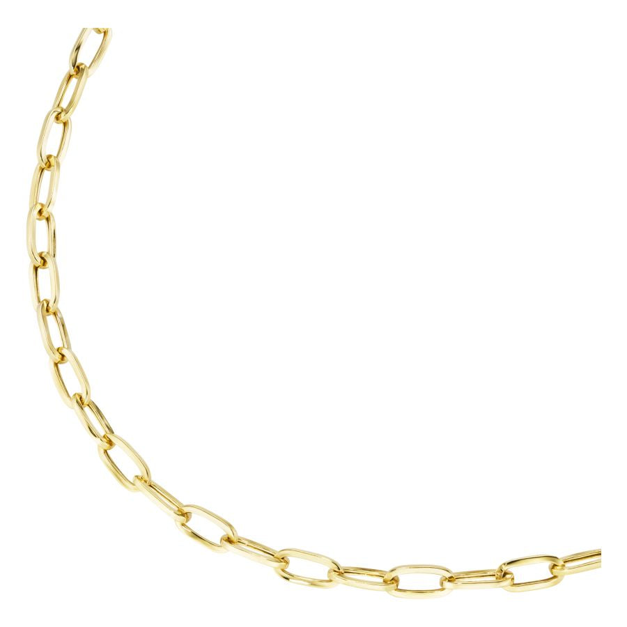 Collier Oval  – Silber 925 & vergoldet